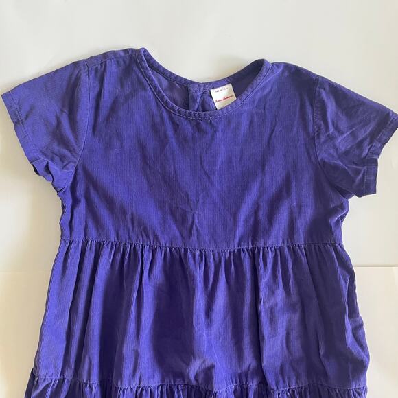 Hanna Anderson Girl's 10 Corduroy Twirl Dress 140 cm Positively Purple - Picture 3 of 6